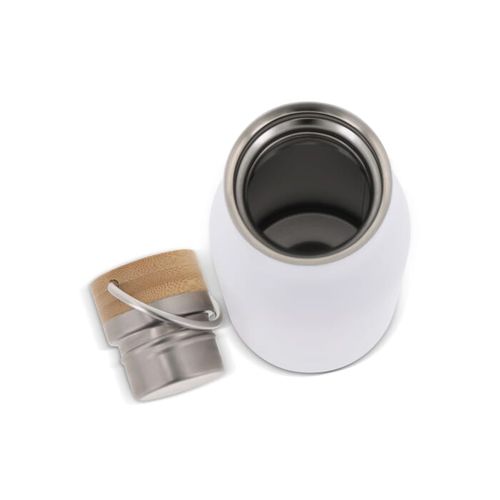 Botella térmica con tapón de bambú 500ml Botella térmica con tapón de bambú 500ml