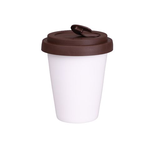 Beker Freedom Small Lock 200ml wit/bruin Beker Freedom Small Lock 200ml wit/bruin