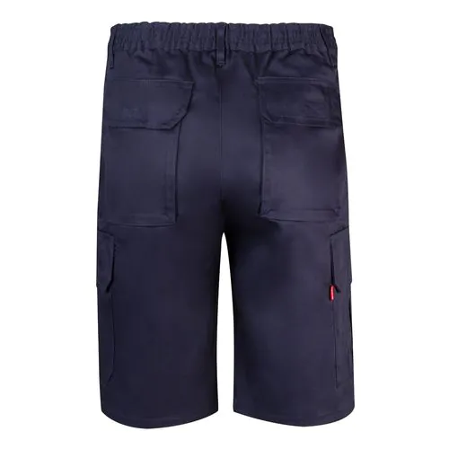 VL CHIONE. Bermuda sergé, multipoches (200g/m²), en coton (35%) et polyester (65%)