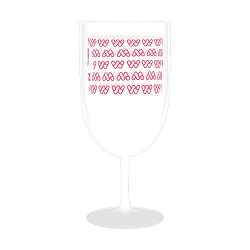‘Events’ white wine glass personalised 18 cl - 1 color screen printing ‘Events’ white wine glass personalised 18 cl - 1 color screen printing