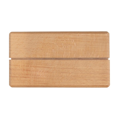 Beech menu card holder A6