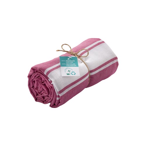 Serviette de plage / Paréo en coton recyclé de 140 g/m2