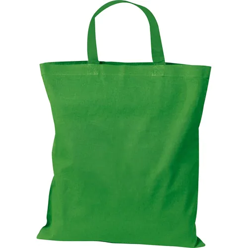 Bolsa de algodón con asas cortas Bolsa de algodón con asas cortas