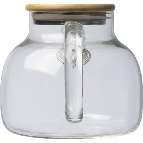 Glass jug with bamboo lid FRANKFURT 1000ml Glass jug with bamboo lid FRANKFURT 1000ml