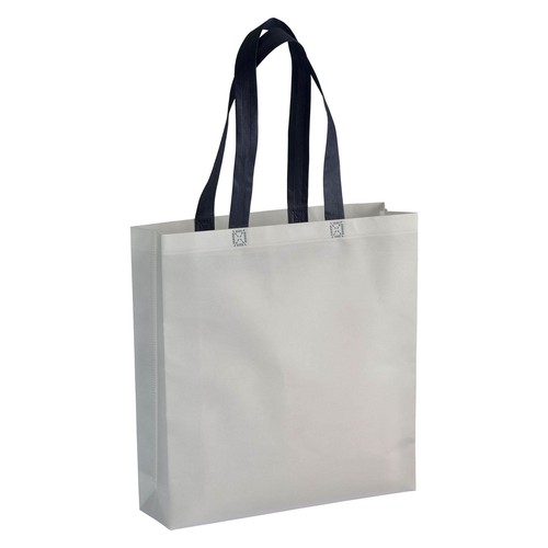 Bolsa laminada tejido no tejido, mangos largos y fuelle Bolsa laminada tejido no tejido, mangos largos y fuelle