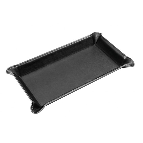 BLACK PU VALET TRAY 25x14,5 cm BLACK PU VALET TRAY 25x14,5 cm