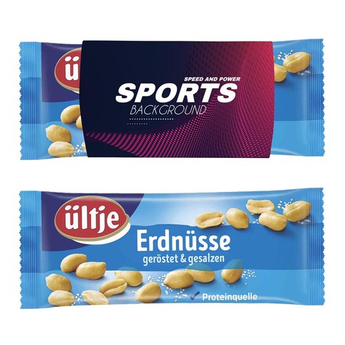 Nuts with individual printed sleeve