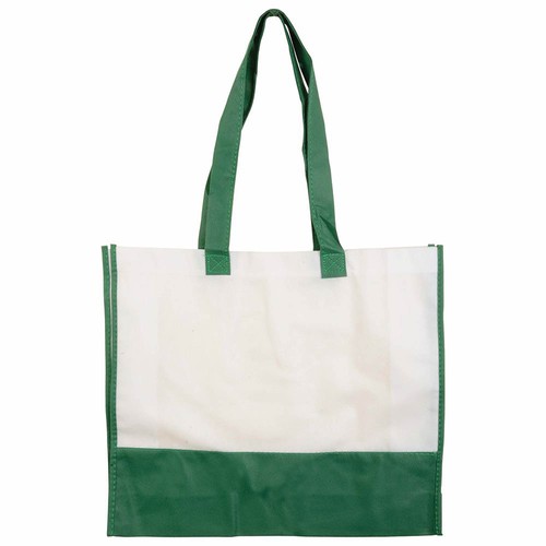 Bolsa bicolor de tejido sin tejer