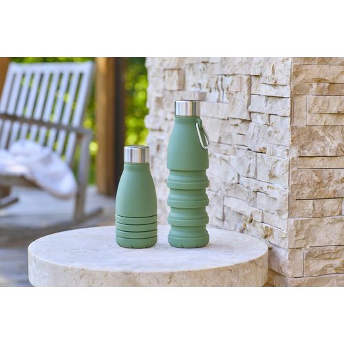 Gourde pliable de 550 ml en silicone Erin Gourde pliable de 550 ml en silicone Erin