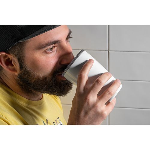 SLIDER. Tasse de voyage 380mL en acier inox SLIDER. Tasse de voyage 380mL en acier inox