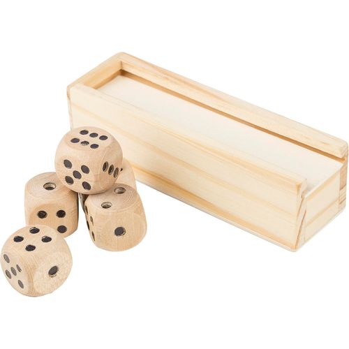 Beech wooden dice set Celine Beech wooden dice set Celine