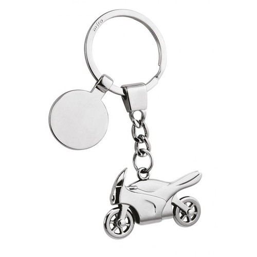 MOTORCYCLE KEY RING WITH TOKEN