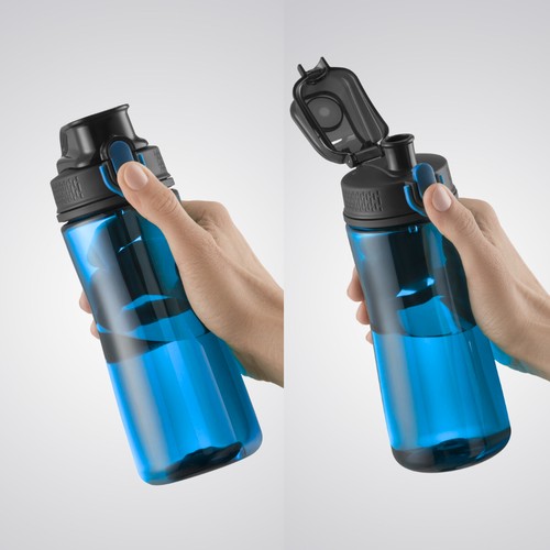 NEON WATERFLES, 580 ml.