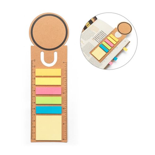 SAWYER. Zestaw biurowy 3 w 1, wykonany w 100% z papieru pochodzącego z recyklingu, z okrągłą górną częścią i czarnym nadrukiem na całym obwodzie SAWYER. Zestaw biurowy 3 w 1, wykonany w 100% z papieru pochodzącego z recyklingu, z okrągłą górną częścią i czarnym nadrukiem na całym obwodzie