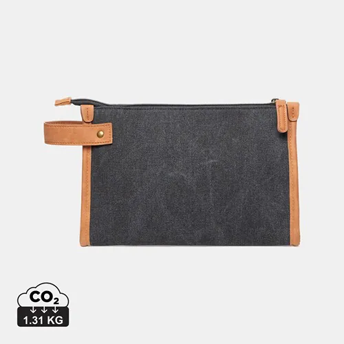 VINGA Bosler GRS recycled canvas toiletry bag VINGA Bosler GRS recycled canvas toiletry bag