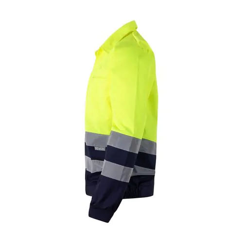 VL NEPTUNE. Two-tone twill jacket (210g/m²) in polyester (80%) and cotton (20%)