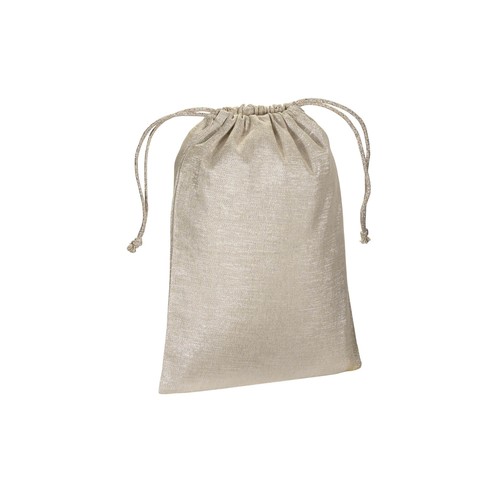 90 g/m2 bright polycotton gift bag with drawstring closure 90 g/m2 bright polycotton gift bag with drawstring closure