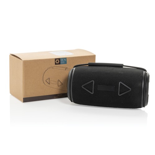 Enceinte 16W étanche IPX4 en plastique recyclé RCS Prisma