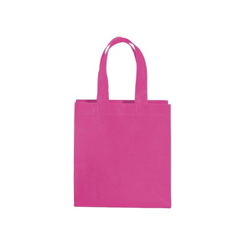 80 g/m2 non-woven fabric mini shopping bag with gusset and short handles