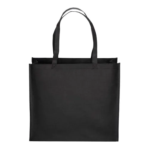 80g/m2 R-pet shopping bag with long handles and gusset 80g/m2 R-pet shopping bag with long handles and gusset