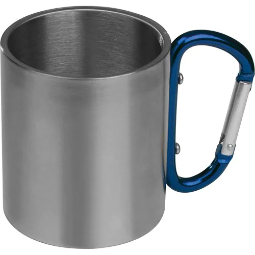 Tasse en métal avec mousqueton