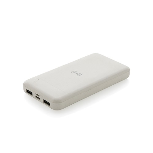 Powerbank inalámbrico de plástico reciclado estándar RCS Powerbank inalámbrico de plástico reciclado estándar RCS