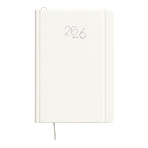 Agenda hebdomadaire 2026, couverture rigide en carton laminé