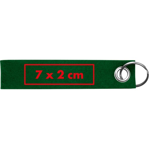 RPET felt key ring