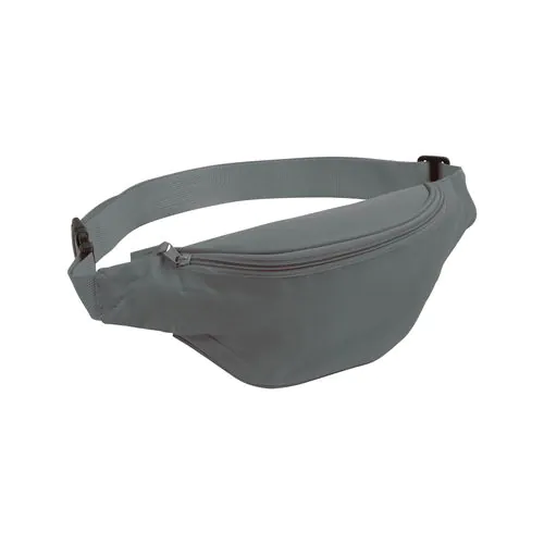 600 D Polyester slim, 1 pocket, with adjustable waist strap and clip closure 600 D Polyester slim, 1 pocket, with adjustable waist strap and clip closure