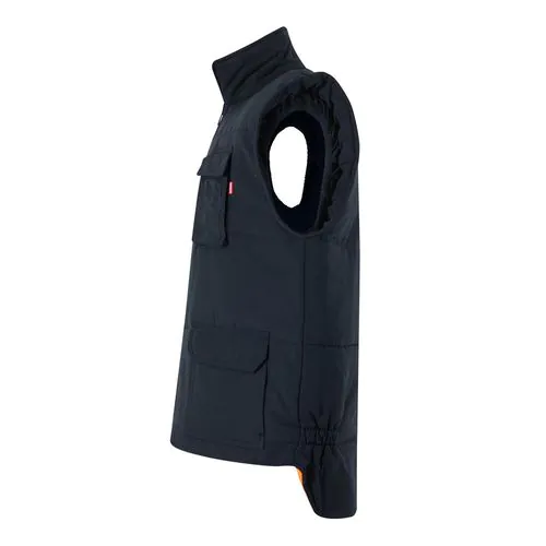 VL DIANA. Padded vest (220g/m²), reversible and multi-pocket, in polyester (100%), with zip fastening and reversible puller VL DIANA. Padded vest (220g/m²), reversible and multi-pocket, in polyester (100%), with zip fastening and reversible puller