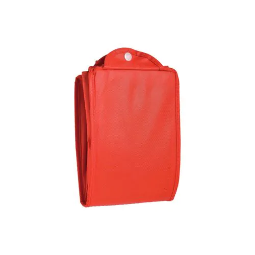 Stitched 80 g/m2 non-woven fabric foldable shopping bag with gusset and short handles Stitched 80 g/m2 non-woven fabric foldable shopping bag with gusset and short handles