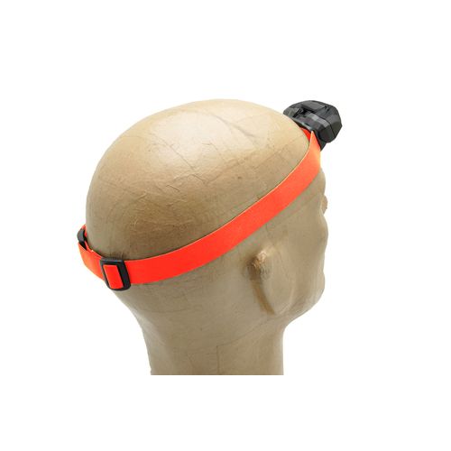 Elastic headband 2,5cm for headlamps 3W 'Sirius', orange
