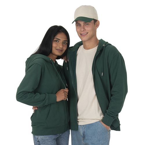 100% regenerated fabric unisex hooded sweatshirt