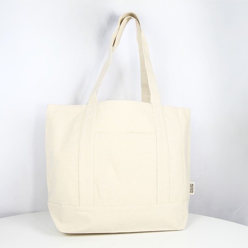 Cabas coton OXFORD recyclé - Ecru Cabas coton OXFORD recyclé - Ecru