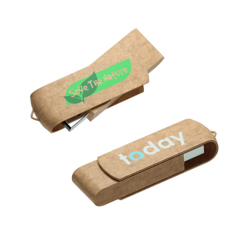 Clé USB en matière plastique caoutchouté Twister Reloaded