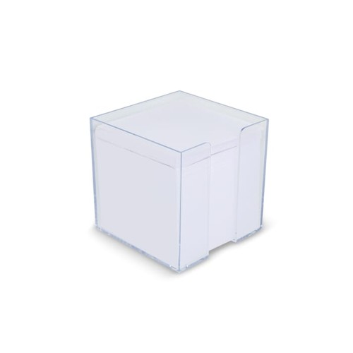 Bloc de papier dans un bac à cubes 10x10x10cm Bloc de papier dans un bac à cubes 10x10x10cm