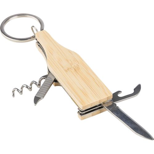 Bamboe multitool-sleutelhanger Inaya