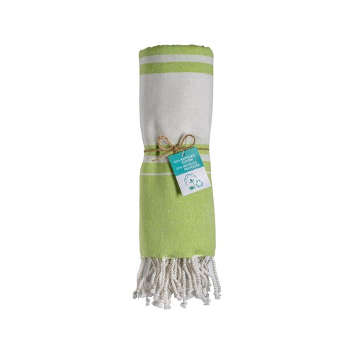 GRS-certified 150 g/m2 recycled cotton beach towel