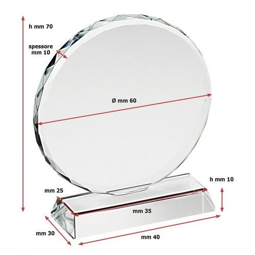 TROPHÉE RONDE DECORÉ diam mm 60 TROPHÉE RONDE DECORÉ diam mm 60