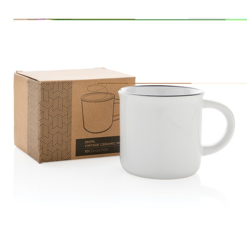 Taza de cerámica vintage 280ml Taza de cerámica vintage 280ml