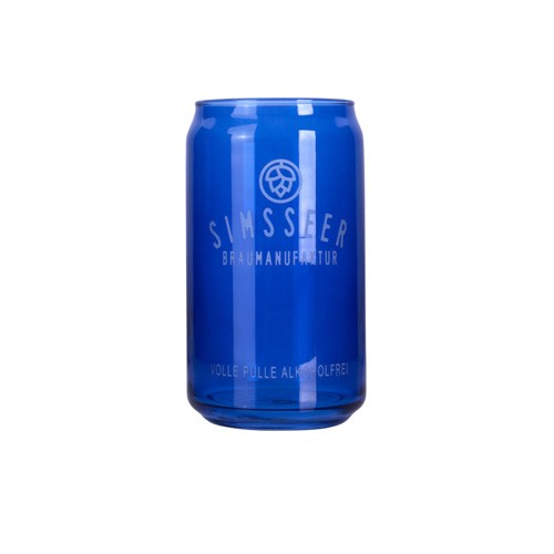 Shape G207 - Glass Can - Hydroglaze + engraving