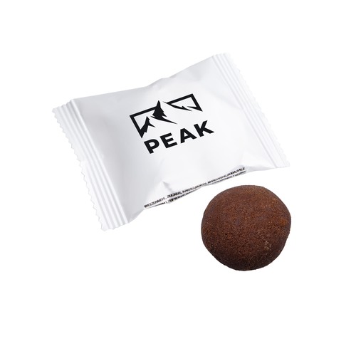 Individually wrapped cookie in printed foil