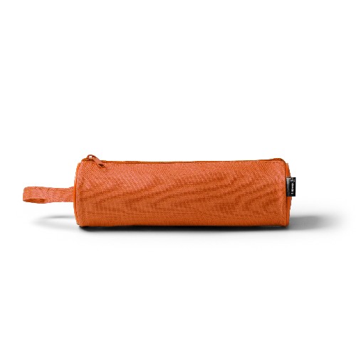 Cylindrical case with coordinated colored zipper. Aluìsio