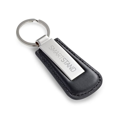 BACHMANN. Metal Keyring with PU surround