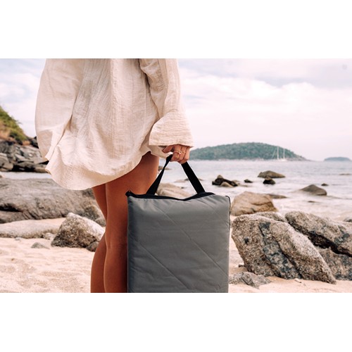 Impact Aware™ RPET foldable quilted picnic blanket Impact Aware™ RPET foldable quilted picnic blanket