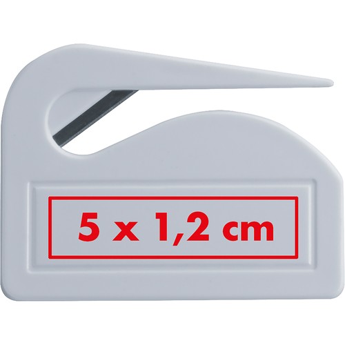 Coupe-papiers en plastique avec lame en métal