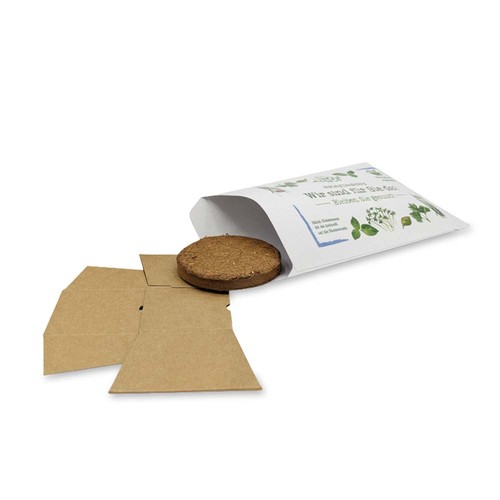 "Make-a-Wish" Seed Planting Kit - (recycled paper) Cress