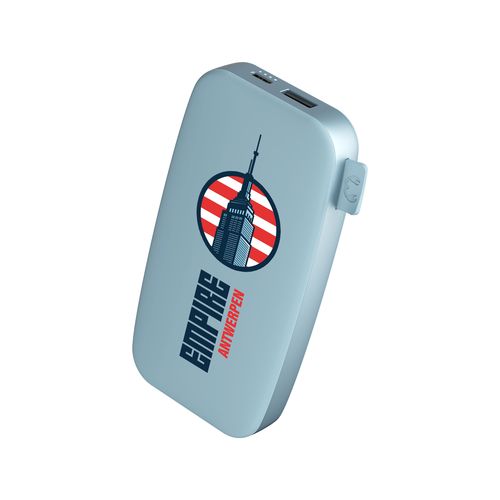 Fresh 'n Rebel Powerbank 12000 mAh USB-C Dusky Blue Fresh 'n Rebel Powerbank 12000 mAh USB-C Dusky Blue
