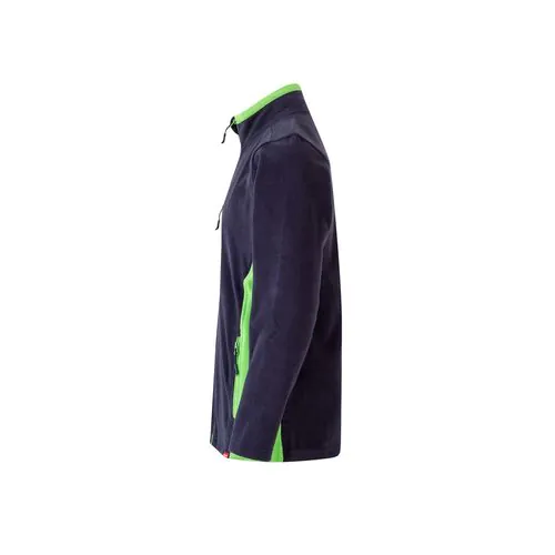 VL GERAS. Veste polaire bicolore (220g/m²) en polyester (100%)