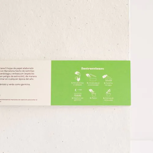 Crayon avec des graines + Paquet de papier Crayon avec des graines + Paquet de papier